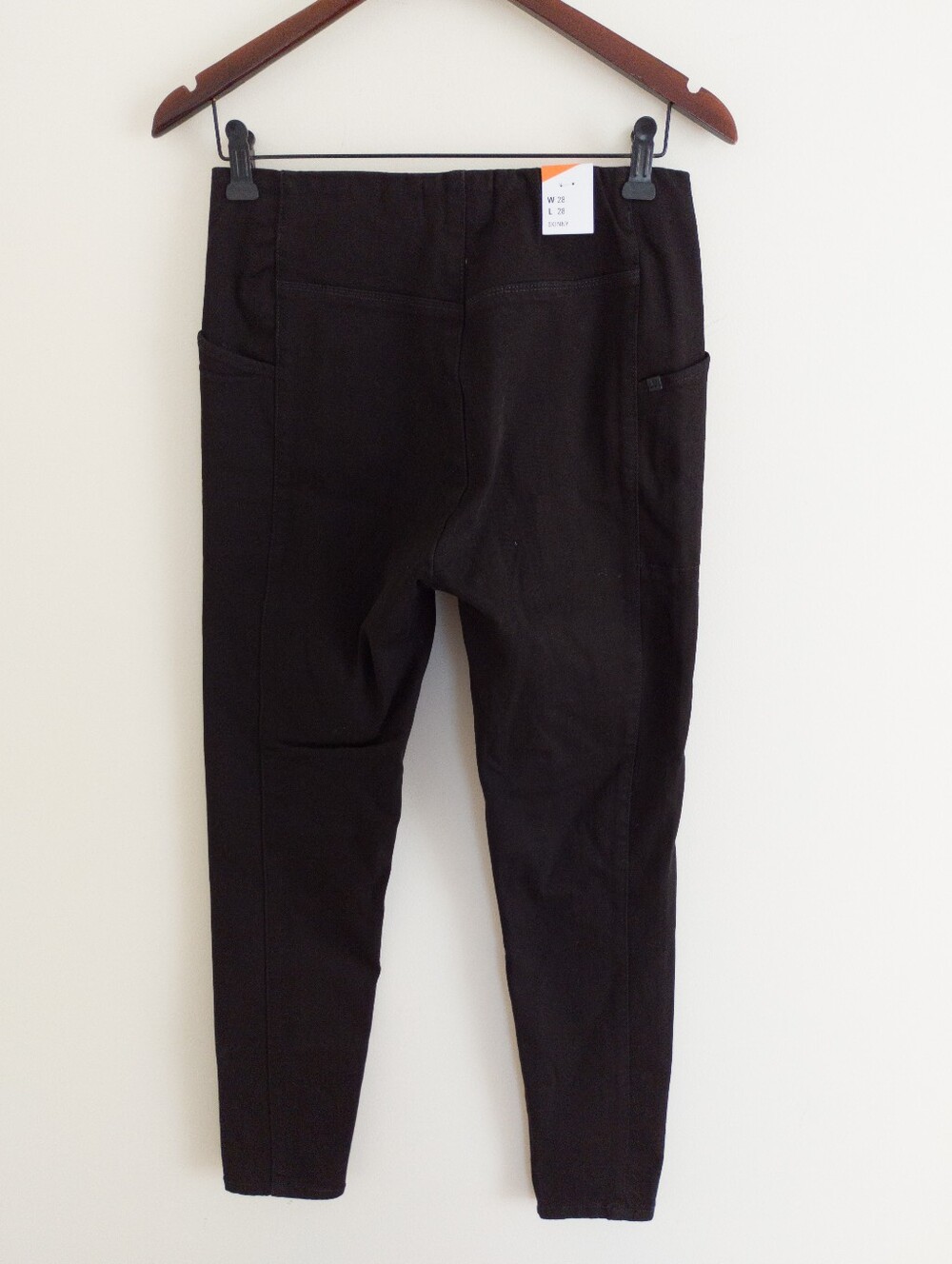 DU/ER Four Way Flex Pull On Mid Rise Skinny Pants Black 28 Nwt - Picture 10 of 11
